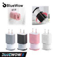 BlueWow ซิลิโคนเครื่องป้องกันที่ชาร์จข้อมูลสายชาร์จ Winder ป้องกันการหยุดป้องกันเก็บจัดระเบียบเครื่องมือ