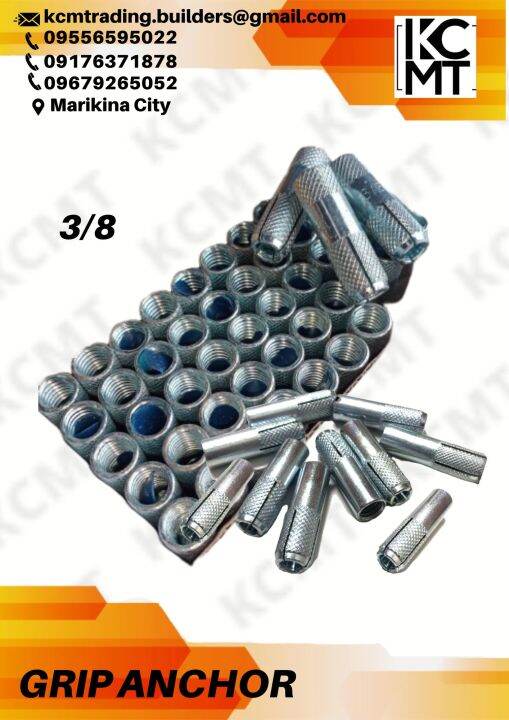 Grip Anchor/ Expansion Bolt / Drop in anchor 3/8 Lazada PH