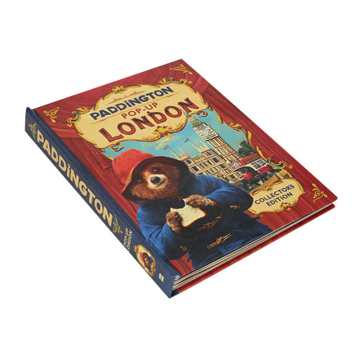 paddington-bear-2-trip-to-londonหนังสือสเตอริโอภาษาอังกฤษoriginal-paddington-pop-up-londonภาพยนตร์เดียวกันชื่อเด็กหนังสือสนุกปกแข็งคอลเลกชันedition-3-6ปีสมุดภาพภาษาอังกฤษหนังสือเด็ก
