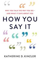 หนังสืออังกฤษใหม่ How You Say It [Hardcover]
