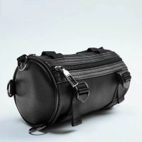 ZARAˉMens Bag Versatile Black Tubular Shoulder Messenger Casual Simple Cylindrical Waist