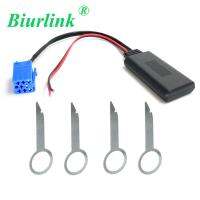 Biurlink สำหรับซีดีรถ Blaupunkt คีย์เอาออก8 Pin Mini Iso ช่องรับสัญญาณเสียงในตัวรับโมดูลบลูทูธสำหรับ Volkswagen Audi Becker