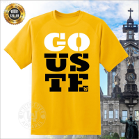 School (สต็อกเพียงพอ) UAAP Shirt University of Santo Tomas Tshirt GoUSTe Shirt UST Tiger Shirtคุณภาพสูง size:S-5XL