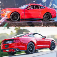 AWELLY 1:24 2015ฟอร์ดมัสแตง GT สีดำรถสปอร์ตรุ่นรถ Supercar รุ่นล้อแม็กรถยนต์รุ่นของที่ระลึกคอลเลกชันเด็กของเล่นสำหรับ B164M