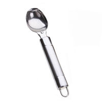 1Pc Stainless Steel Ice Cream Scoop Spoon Kitchen Mash Potato Melon Baller Fruit Scoop