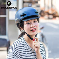 ROCKBROS หมวกกันน็อคจักรยาน EPS Integrally-Molded Breathable Shockproof Unisex Bike Commuter Helmet Adjustable Cycling Equipment