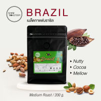 เมล็ดกาแฟบราซิล Brazil Coffee กาแฟบราซิล กาแฟดริป กาแฟต่างประเทศ Specialty Coffee คั่วกลาง 200g.