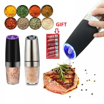 1pc Style Electric Gravity Salt And Pepper Grinder, Battery-free