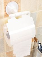 1pc Creative bathroom toilet sucker non-trace box of toilet tissue roll toilet paper roll of film