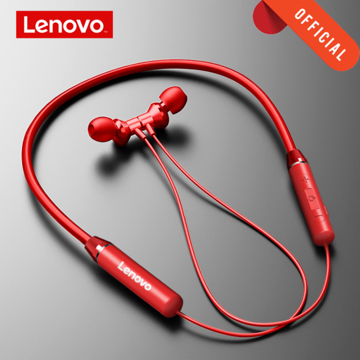 Lenovo He05 Earphone Bluetooth 50 Wireless Headset Magnetic Neckband Headphone Ipx5 Waterproof 