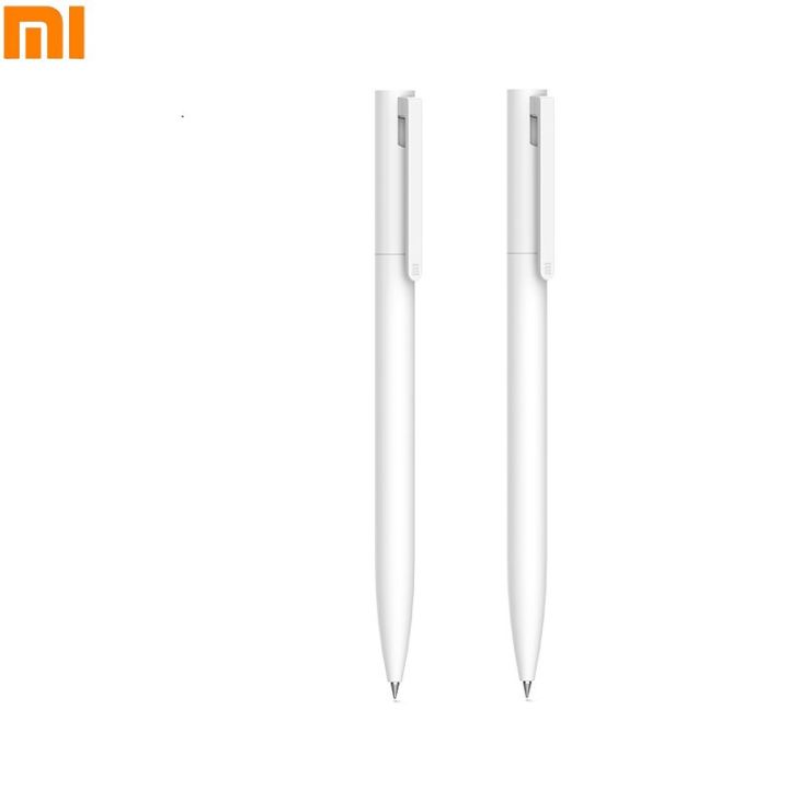 original-xiaomi-gel-pens-0-5mm-no-cap-bullet-pen-black-pen-press-core-premec-smooth-switzerland-refill-mikuni-black-blue-refil-pens