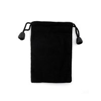 1pc Black Color Velvet Bag Jewelry Packing Velvet Drawstring Pouches Jewelry Gift Bags Display chain ring Packing Bags Gift