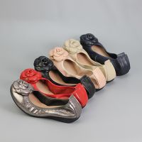 hot【DT】 Luxury Flats Leather Soft Ballet Shoes Driving Maternity Footwear Large Size 43