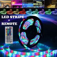 【☑Fast Delivery☑】 na07037036036666 เทปริบบิ้น Led 12V ไฟ Rgb Strip ไฟ Led Smd 3528ยืดหยุ่นได้เทปไดโอด1-20เมตรพร้อมรีโมท Led สำหรับห้อง