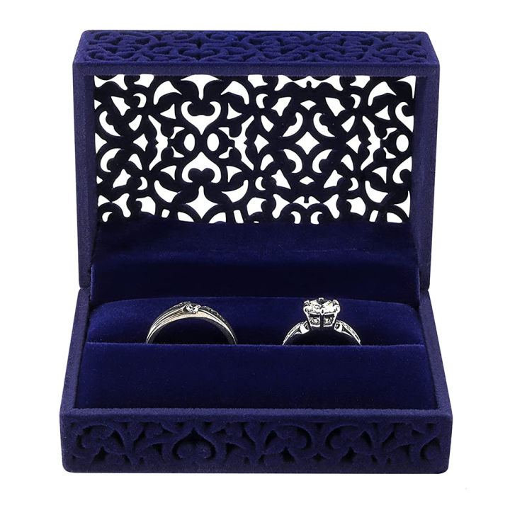 engagement-proposal-bearer-couple-ceremony-case-jewellry-gift-earring-wedding-double-ring-velvet-box