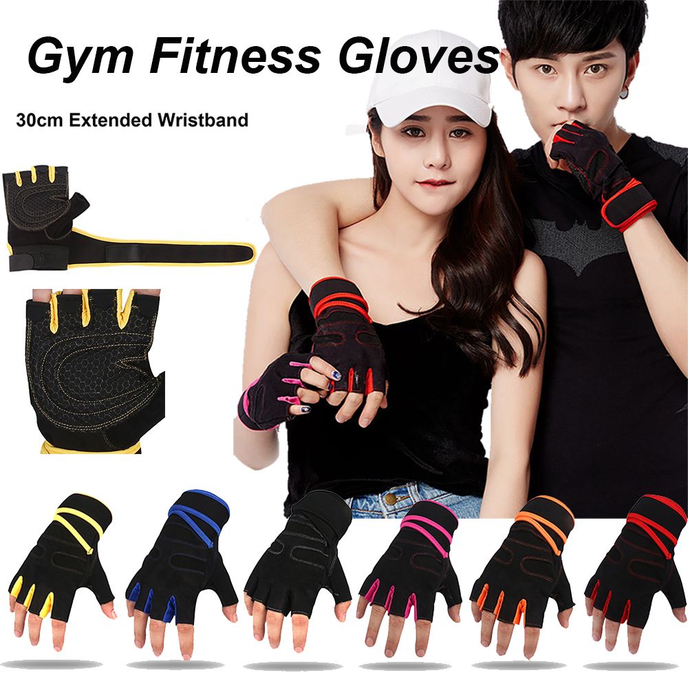 Women's Fitness Training Gloves Yellow by Gym Girl 