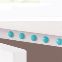 100pcs/set Multi-function Silicone Damper Buffer Self Adhesive Cabinet Bumpers Furniture Pad Cushion Protective Door Stopper HOT Decorative Door Stops