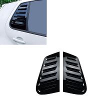 1Pair Car Glossy Black Rear Windows Triangle Louver Cover Stickers Replacement Parts Accessories for VW Golf 4 MK4 1997-2006 Car Styling Cover