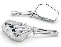 Brand new Chrome Custom Motorcycle Skeleton Mirrors For Kawasaki Eliminator BN 125 250 600 900