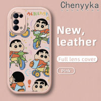 เคส Chenyyyka สำหรับ OPPO Reno 5 Pro 5K 5K 5G Reno 4 Reno 2 Reno 2F Reno 2Z ค้นหา X3 Lite เคสน่ารักสีเทียนเคสโทรศัพท์มีลายนุ่มหนังฝาปิดด้านหลังเลนส์เต็มรูปแบบเคสป้องกันกล้องกันกระแทก