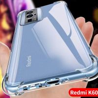 เคสสำหรับ Redmi K60Pro K60เคสโทรศัพท์แบบใสป้องกันการตกสำหรับ RedmiK60 Pro เคสแบบบางฝาครอบกันกระแทก