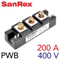 SanRex ไทริสเตอร์ โมดูล Thyristor/SCR Power Module 200A 400V (PWB200AA40)