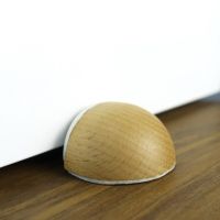 Wooden Door Stopper Wall Silicone Rubber Stops Doorstop House Floor Door Wedge Stop Handle Protector Holders Blocker deurstopper Door Hardware Locks