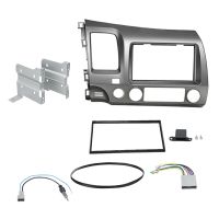 Car Radio Fascia Trim Kit, 2 Din Dash Panel DVD Frame Install Kit for 2008 2009 2010 2011