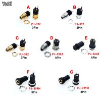 1Pcs PJ392 392A 3640 399M 3.5MM Stereo Female Sockect Jack with Screw 3.5 Audio Headphone Connector PJ-392 Cylindrical Socket