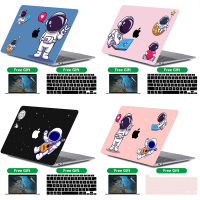 3 in 1 Cute astronaut hard matte cover for macbook 2023 Air 15 2022 Air 13.6 inch M2 A2779 A2780 A2681 air 13 2020 Case A2289 Sticker Retina M1 A2337 A2338 Pro 13 15 16 inch 2021 Free US Keyboard cover+Screen Protector