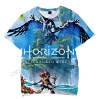 เสื้อยืด Horizon Zero Dawn ผู้ชายและผู้หญิงเสื้อแฟชั่น Hip Hop Top เสื้อยืดแขนสั้น Camisetas Zero เสื้อยืดเกม