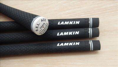 LAMKIN REL ACE 3 GEN rubber material golf iron and wood grips standard size Black colour 51+/-2gms