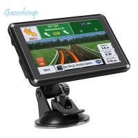 Gazechimp อุปกรณ์นำทาง GPS,เครื่องส่งสัญญาณ FM ติดกระจกหน้าสำหรับรถยนต์รถบรรทุก