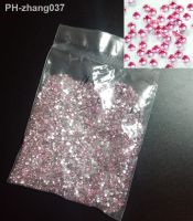 20000pcs Pink 2mm Rhinestones Strass Round Acrylic Loose Non-Hotfix Rhinestone Flatback Nail Art Crystal Strass Rhinestones