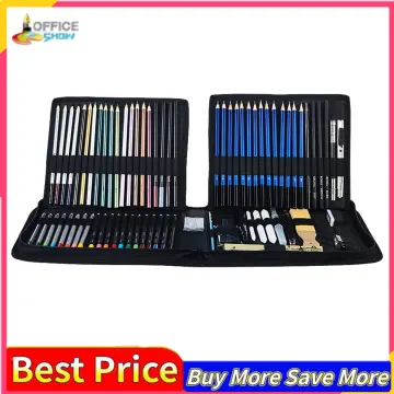 71 pcs Professional Drawing Artist Kit Set Pencils and Sketch Charcoal Art  & Bag