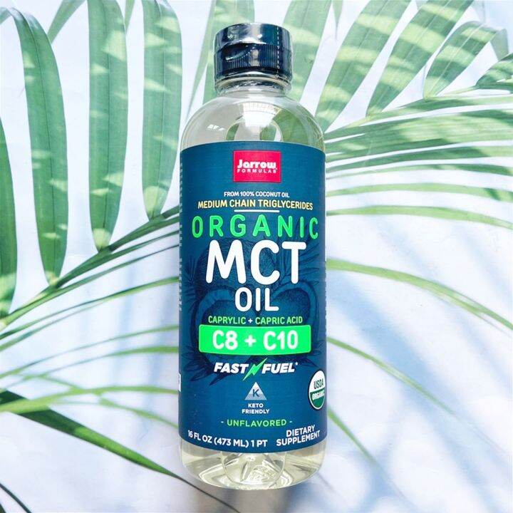 น้ำมันมะพร้าว ออร์แกนิค ไม่แต่งรสชาติ 100 คีโต Organic MCT Oil Keto