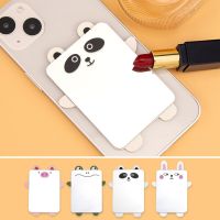 Rectangular Makeup Mirror Cartoon Mobile Phone Stickers Ultra-thin Folding Makeup Mirror Personalized Portable Makeup Mirror Mirrors