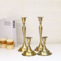 New Wedding Zinc Alloy Retro Candle Holder Romantic Dinner Candlestick