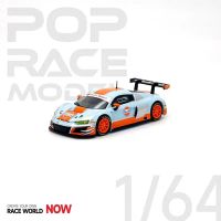 POPRACE รถโมเดล1:64 R8รถ LMS อัลลอยหล่อตาย