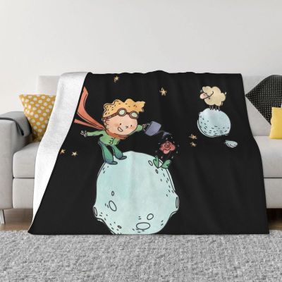 （in stock）Little prince French cartoon blanket, warm wool, soft Flannel, little prince blanket, bedroom, car, sofa, spring（Can send pictures for customization）