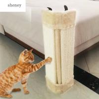 SHENEY แผ่นกันรอยขีดข่วนสำหรับสัตว์เลี้ยงสำหรับแมวเสื่อแมวข่วนป้องกันสำหรับเหล็กยึดมุมต้นไม้ลูกแมว