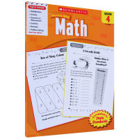 Scholastic Success with Math 4Math Workbook for Grade Four in American Primary School