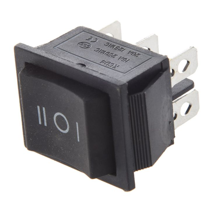 6 Terminals 3 Position Onoffon Dpdt Boat Rocker Switch Double Pole Double Throw 16a 250vac 20a 