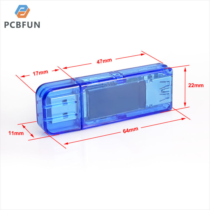 pcbfun-มัลติมิเตอร์กระแสสลับตัวทดสอบแรงดัน-usb-at35-เครื่องทดสอบสีมัลติมิเตอร์-usb-3-0โวลต์มิเตอร์แอมมิเตอร์แรงดันไฟฟ้า-lcd