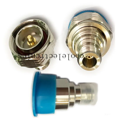 1pc RF Connector L29 7/16 DIN male Plug to N Female Jack RF Coaxial Adapter