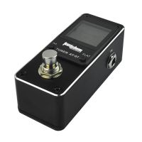 AROMA AT-07 Mini Foot Guitar Tuner Effect Pedal Guitarra Chromatic Tuning Metal Shell HD Display for STAGE and STUDIO