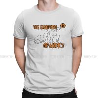 The Evolution Of Money Bitcoin Btc Tshirt For Men Evolution Soft Casual Tee T Shirt Novelty Trendy Fluffy