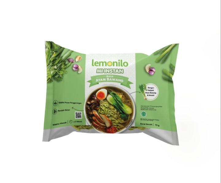 Mie Lemonilo Ayam Bawang Sehat Tanpa Bahan Pengawet Lazada Indonesia