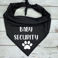 【hot】✴▫  Baby Security Dog Bandana Pregnancy Announcement Photos Shower Scarf New