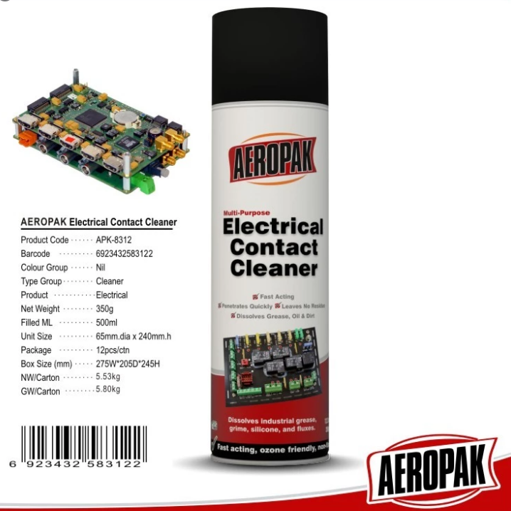 Aeropak Engine Electrical Contact Cleaner NonFlammable Lazada PH